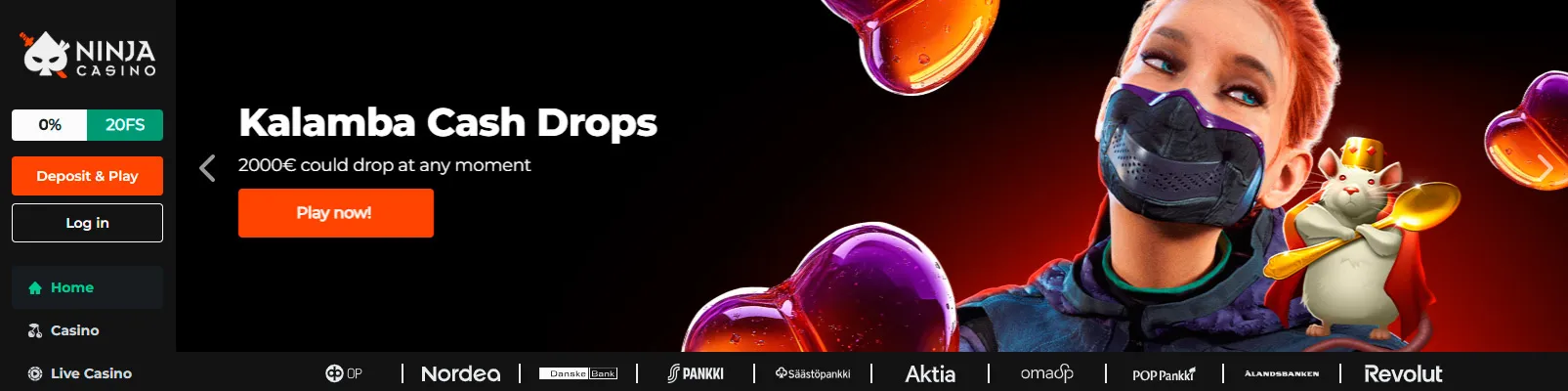 eesti internetikasiinod Ninja Casino